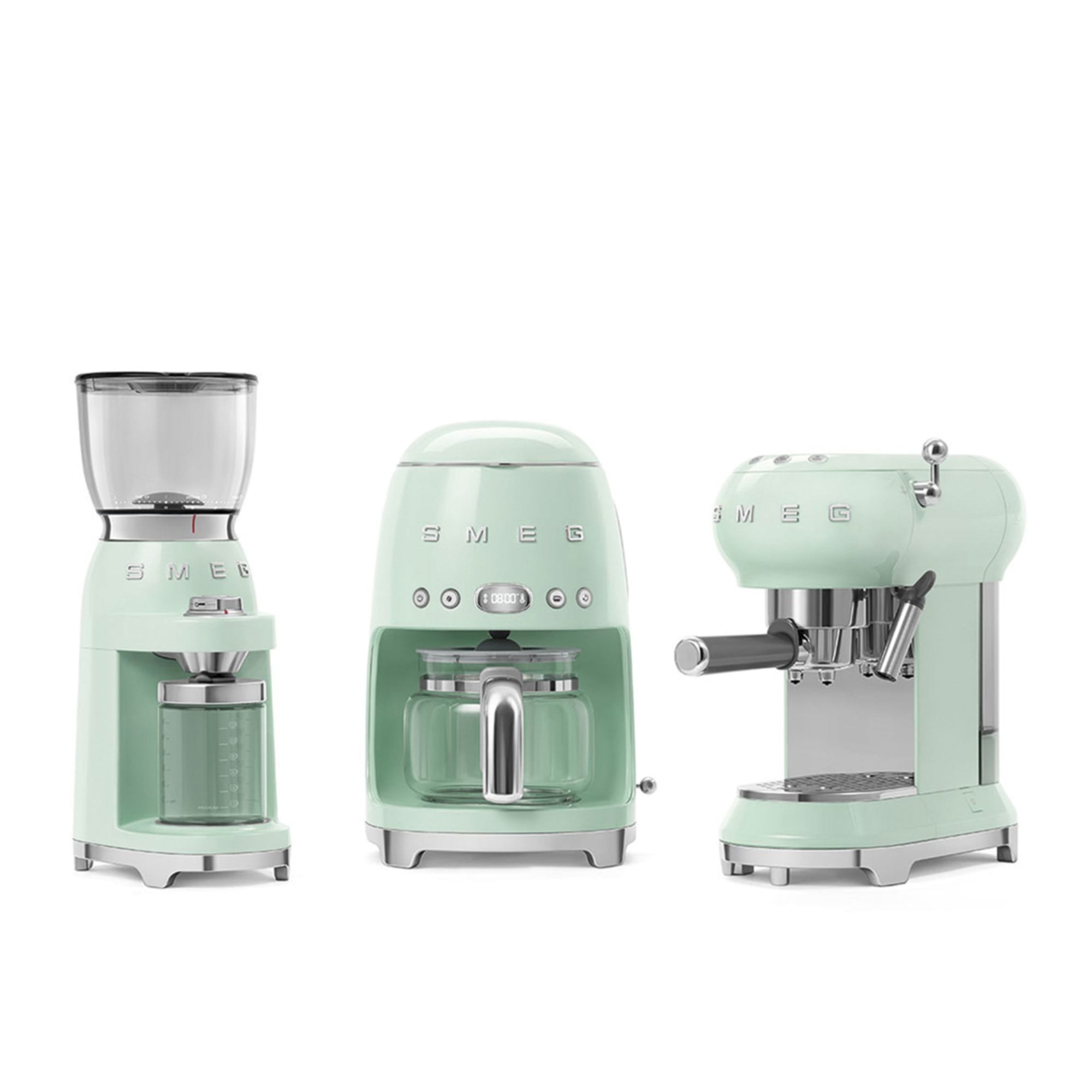 Smeg 50's Retro Style ECF01 Espresso Coffee Machine Pastel Green